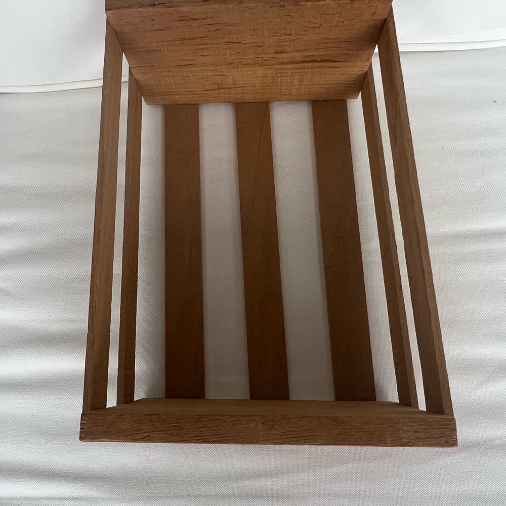 Vintage 80's Peaches Records & Tapes wooden crate - Picture 5 of 6